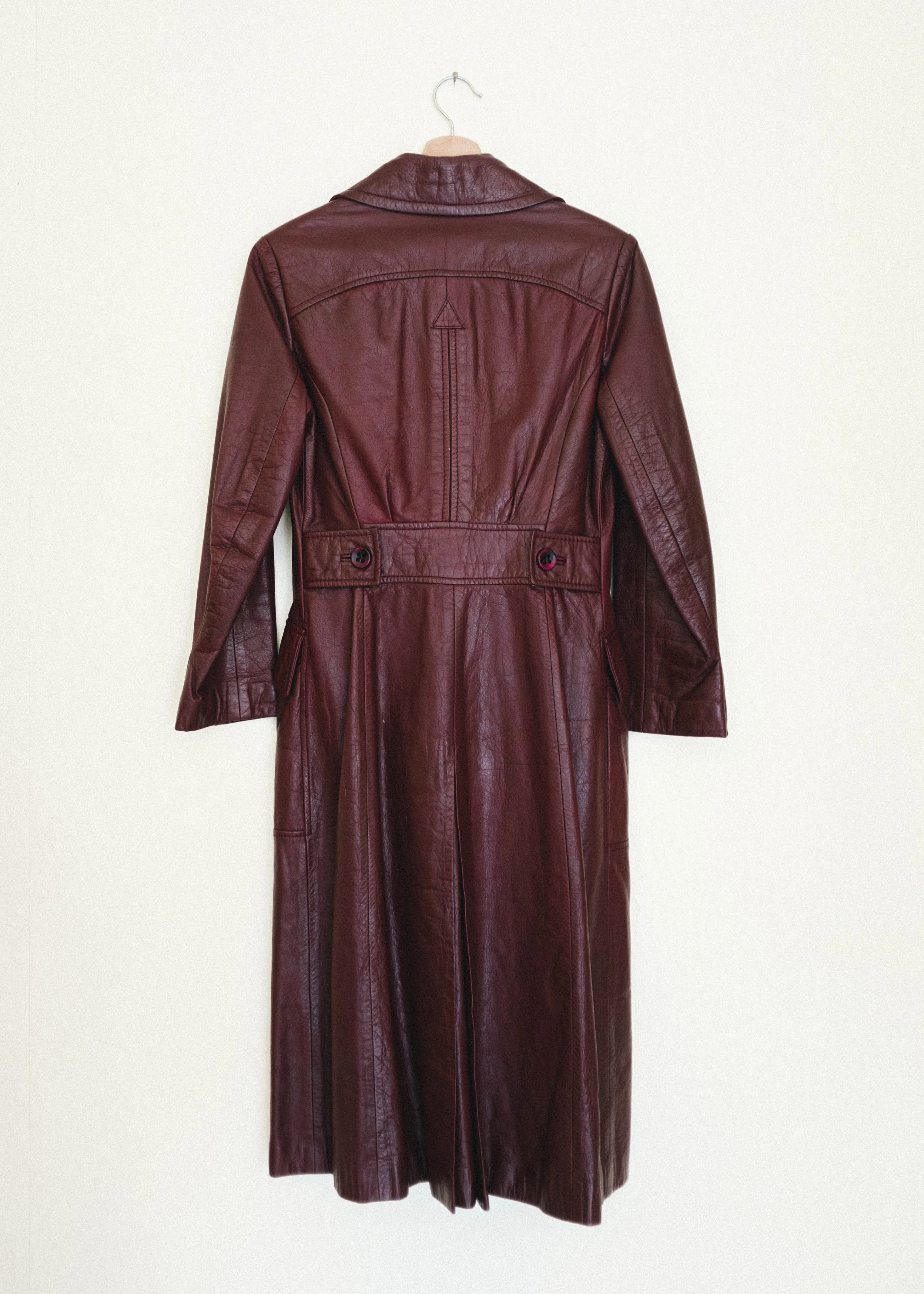70's Aigner Wine Trench Coat