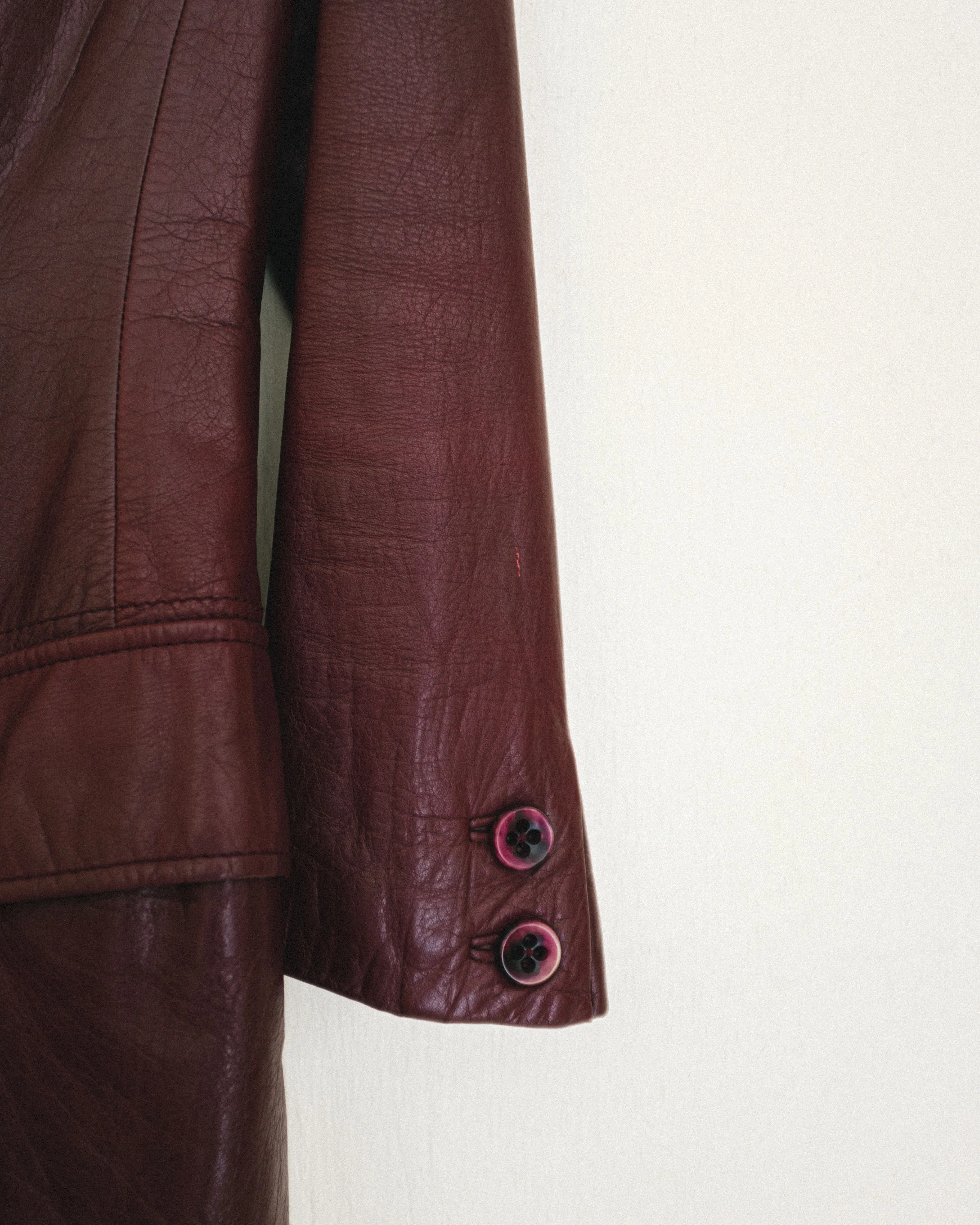 70's Aigner Wine Trench Coat