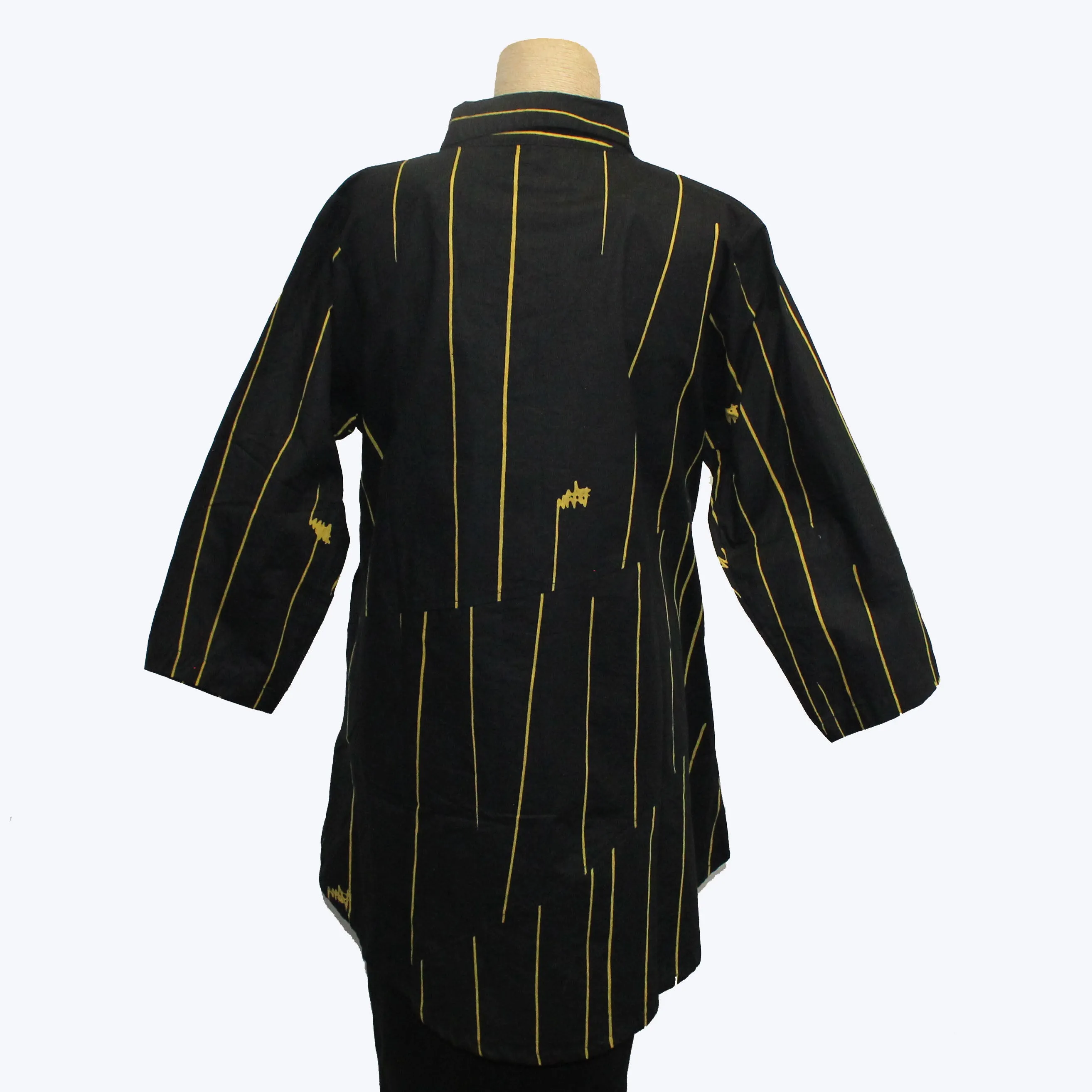 Adverb Shirt, Enough, Black/Mustard S