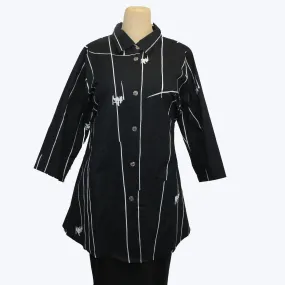 Adverb Shirt, Enough, Black/White M