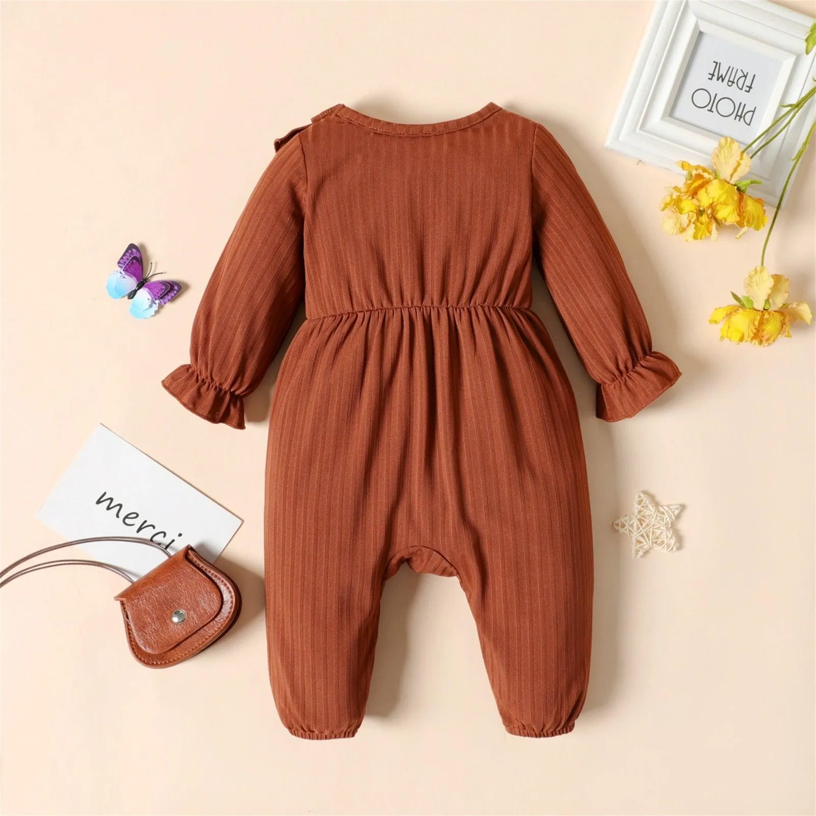 Baby Girl Long-sleeve Jumpsuit