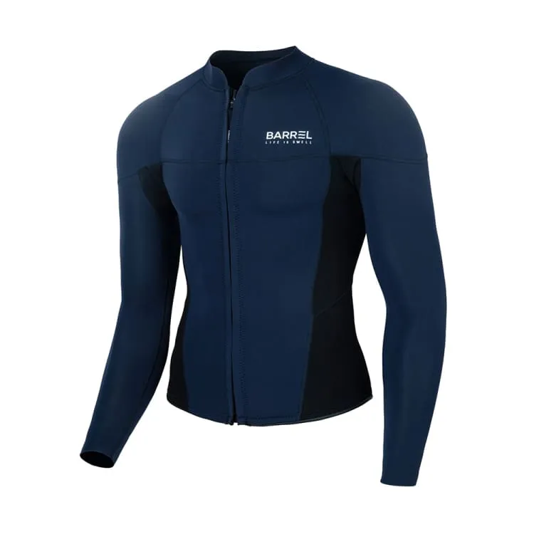 Barrel Men Active 2MM Neoprene Jacket-NAVY