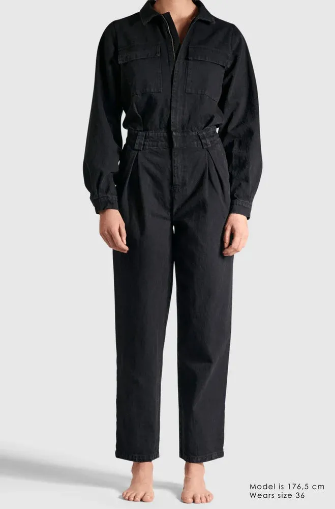 Carrie Jumpsuit - Washed Black