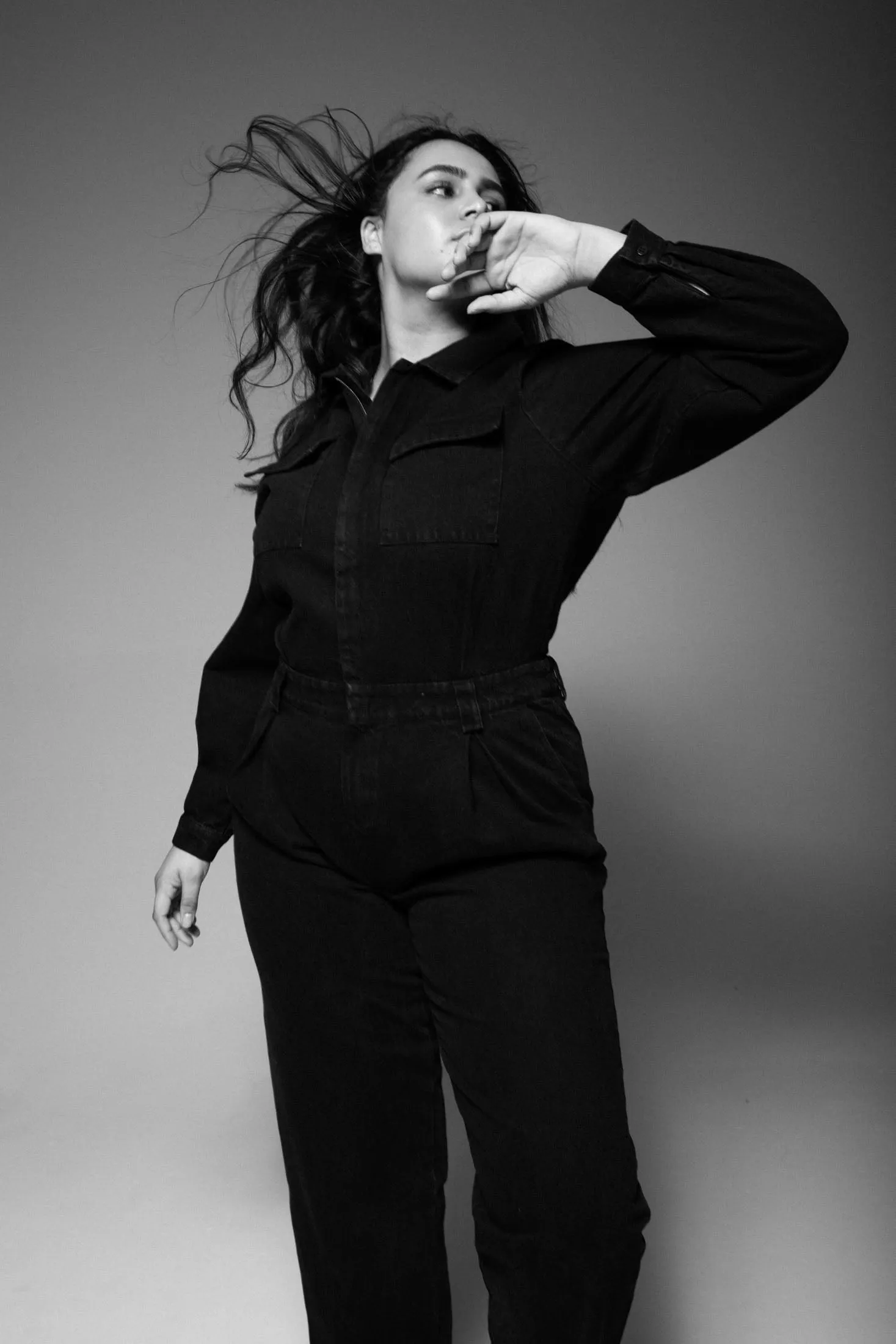 Carrie Jumpsuit - Washed Black