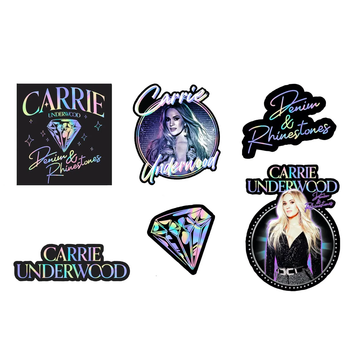 Denim & Rhinestones Sticker Pack