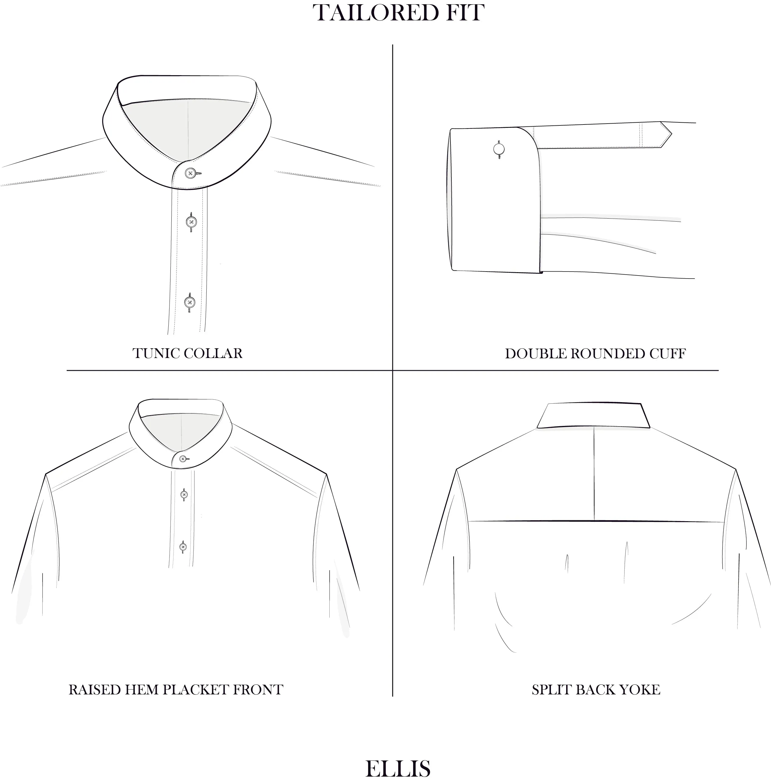 Ellis Pink Poplin Cotton Tunic Shirt