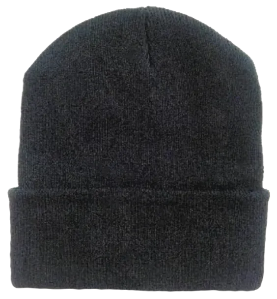 Essential Black Beanie (Adult)