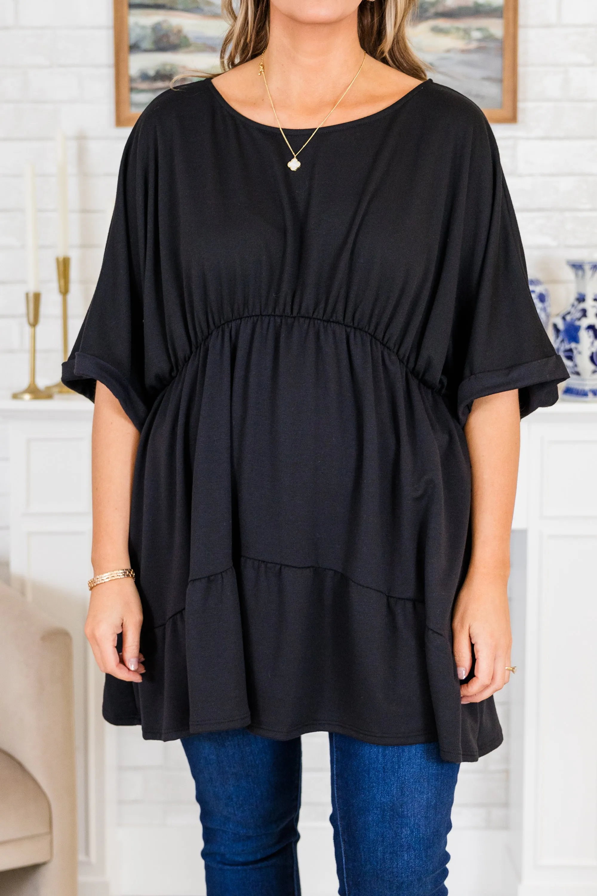 Find Balance Tunic, Black