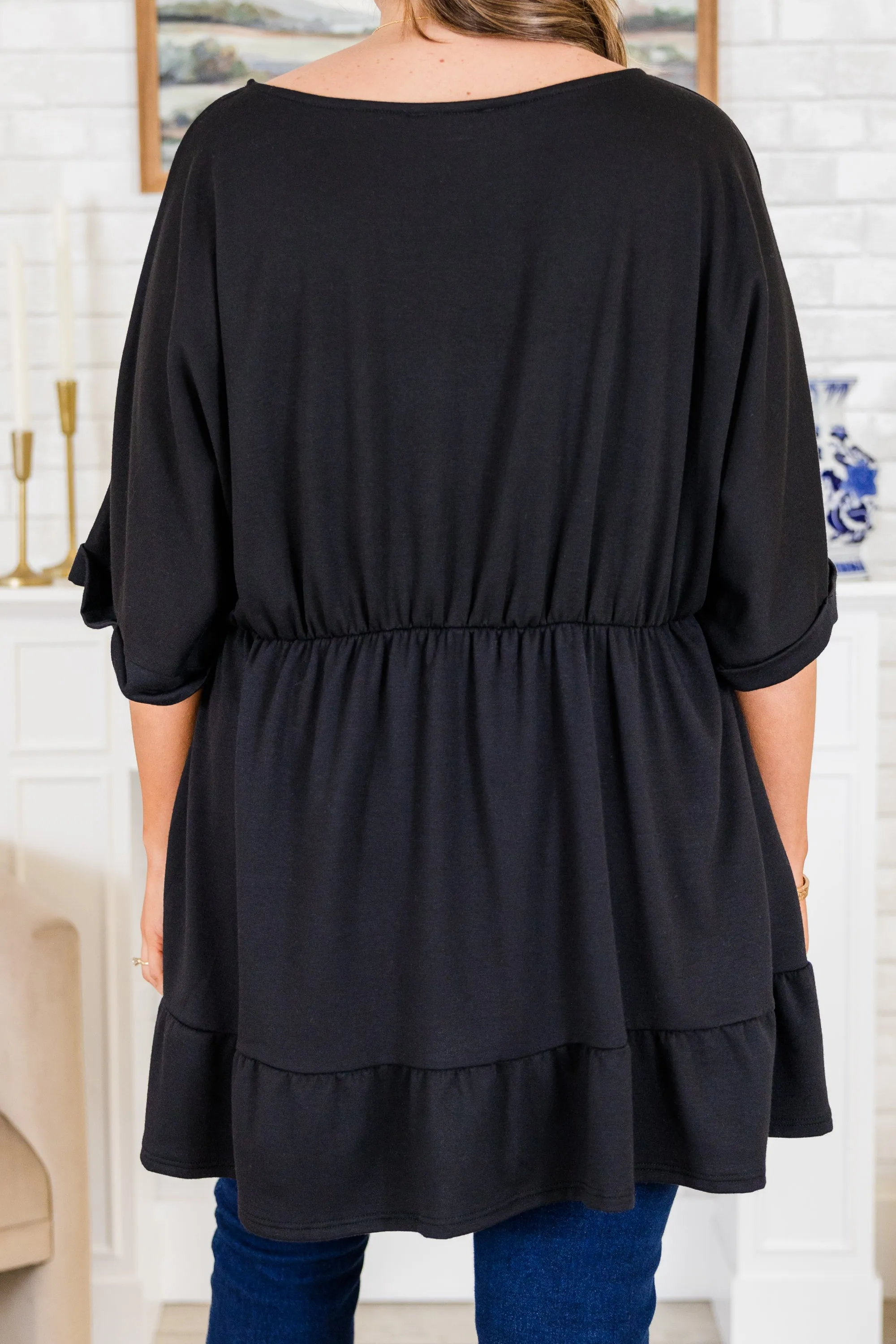 Find Balance Tunic, Black