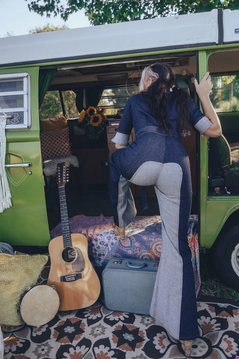 Funky Diva Denim Jumpsuit - Revolution Wash
