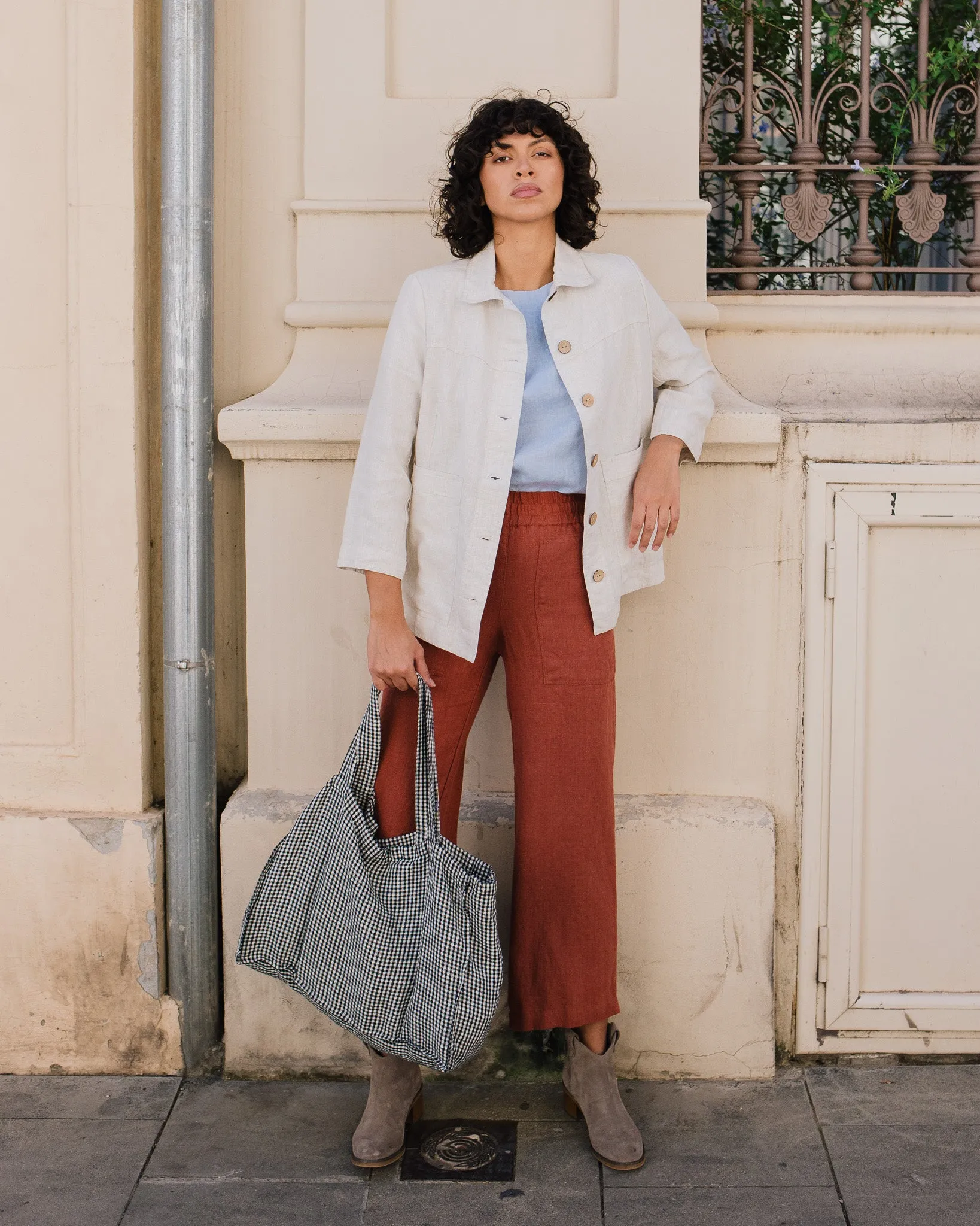HELSINKI linen jacket