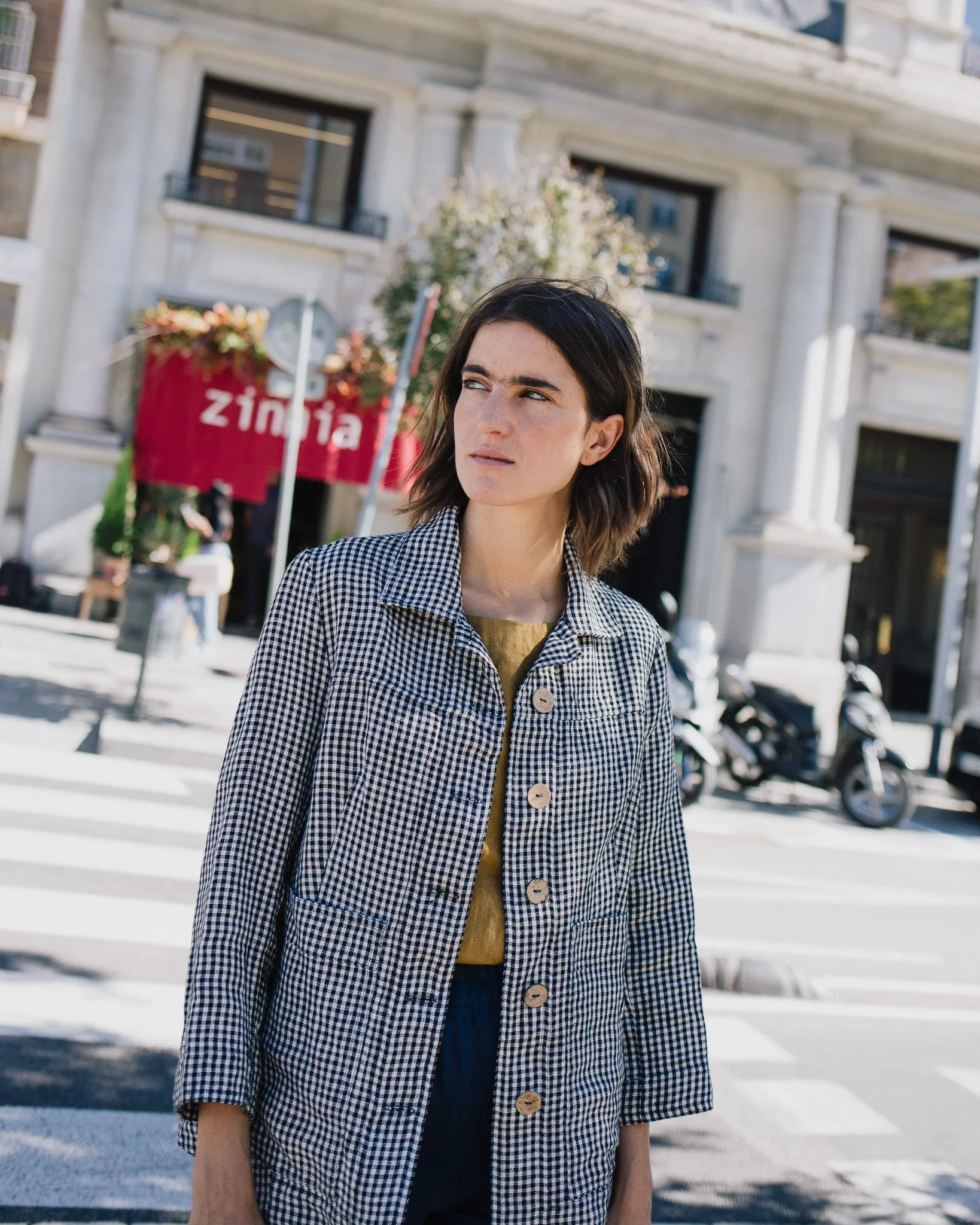 HELSINKI linen jacket