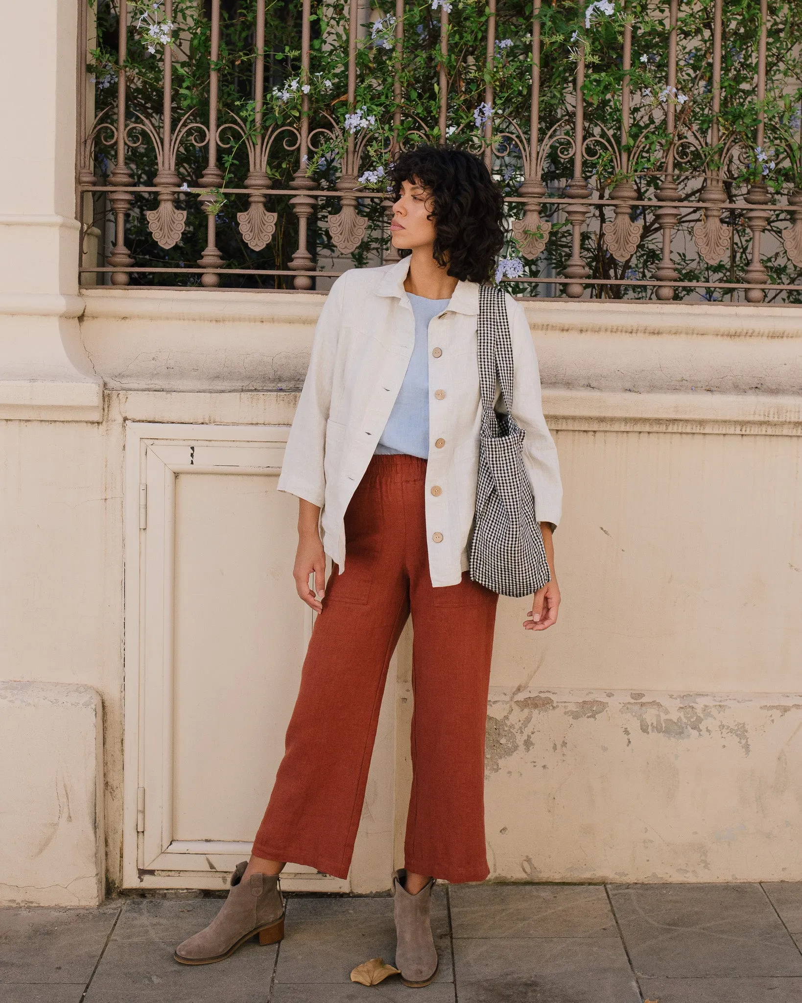HELSINKI linen jacket