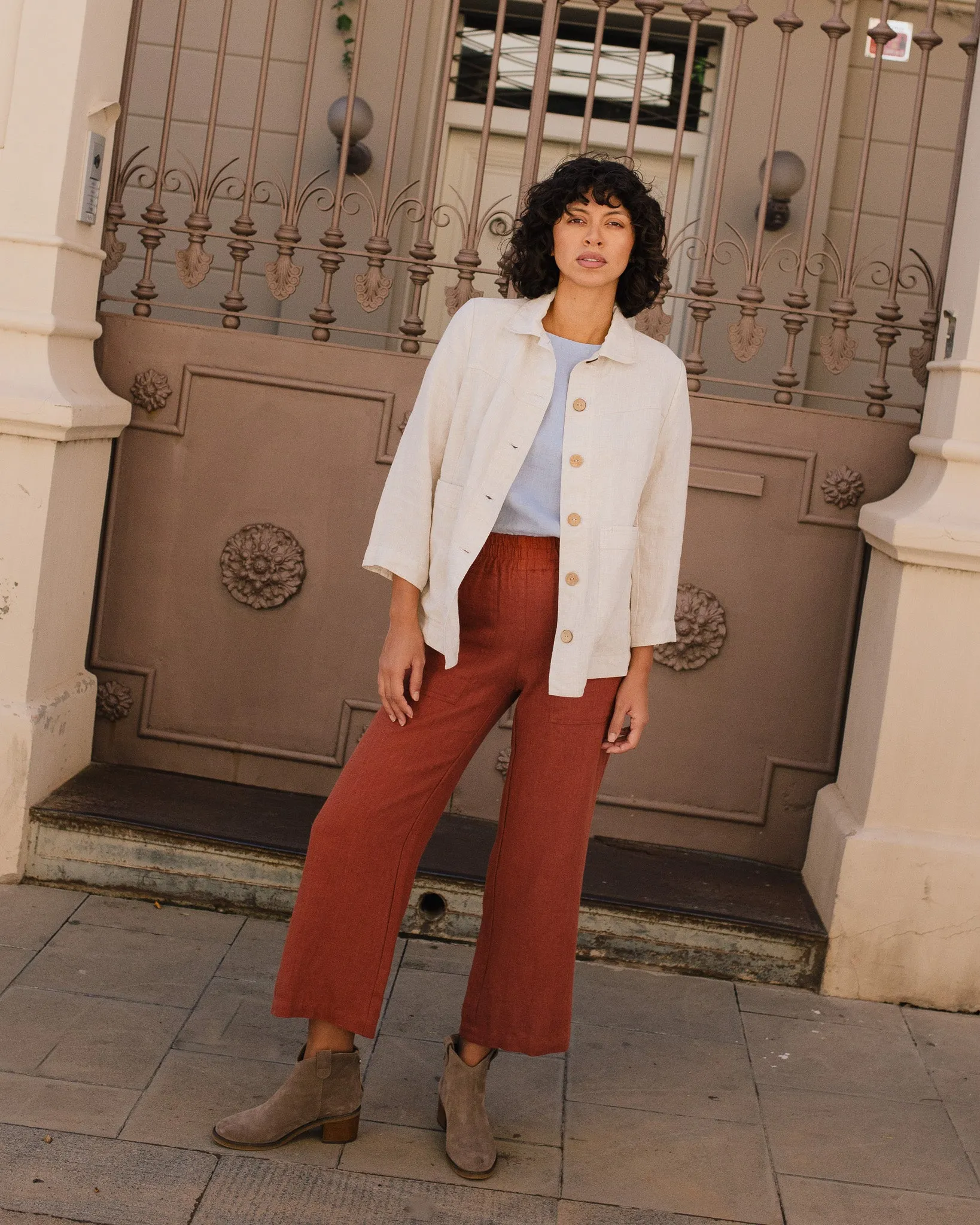 HELSINKI linen jacket