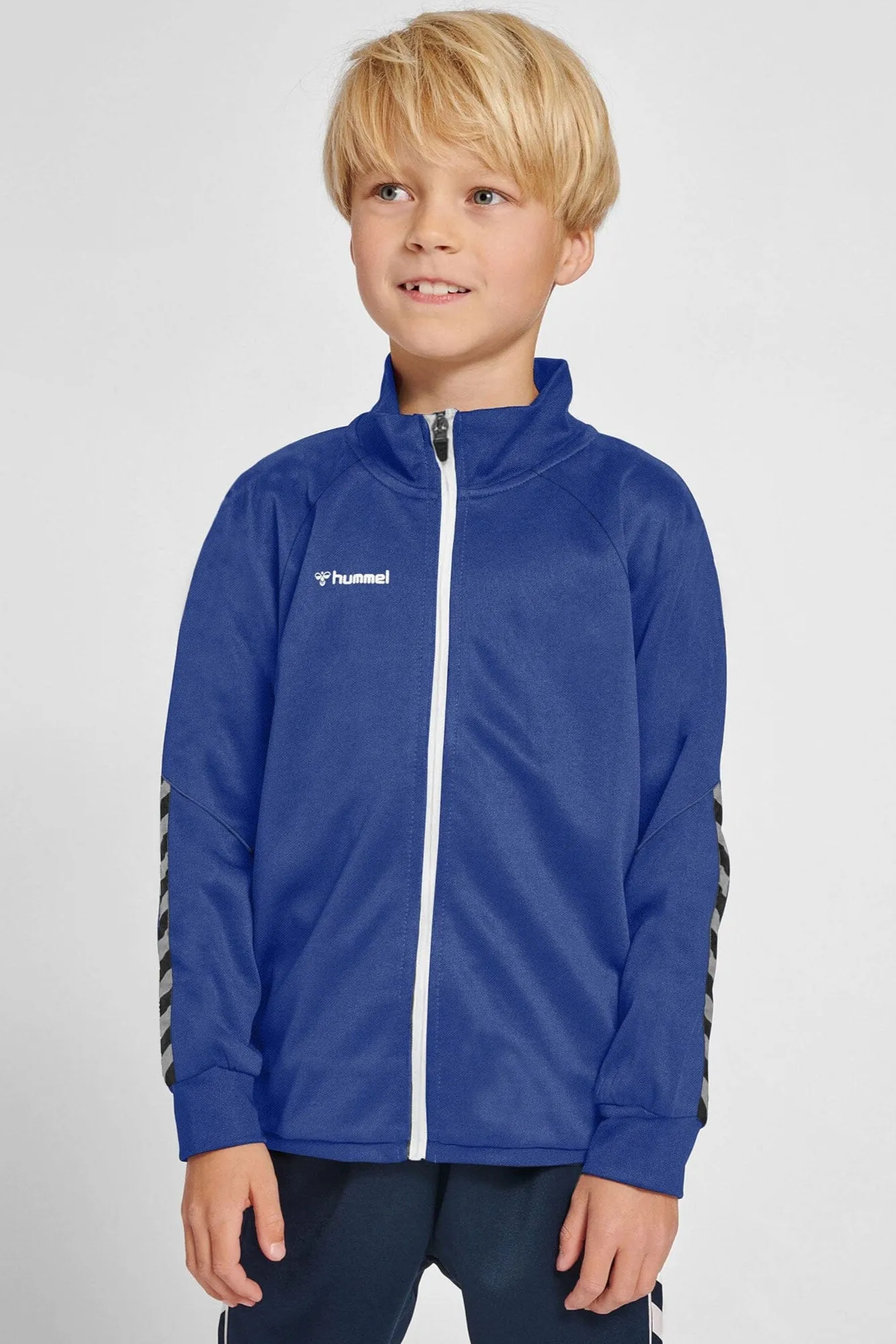 Hummel Boy's Foreman Arrow Printed Sports Zipper Jacket