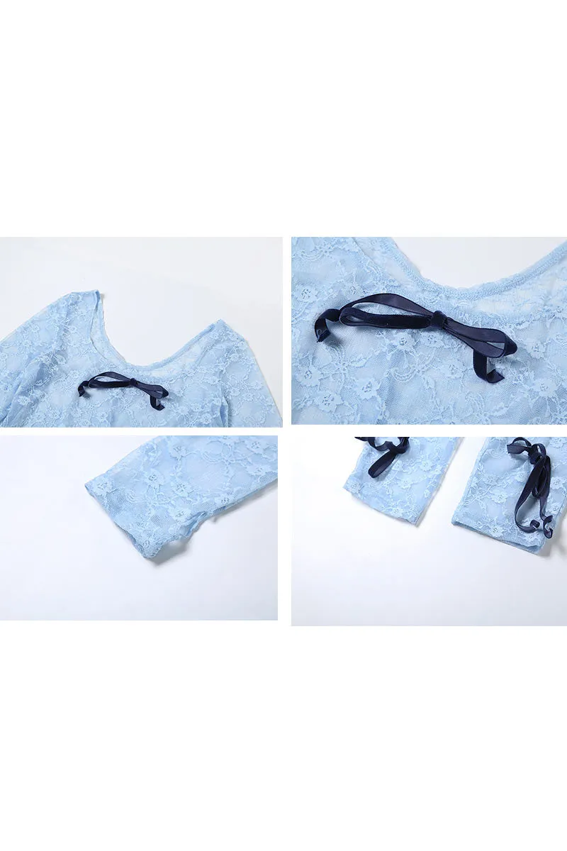 JM0364 Lace Long Sleeve Jumpsuits