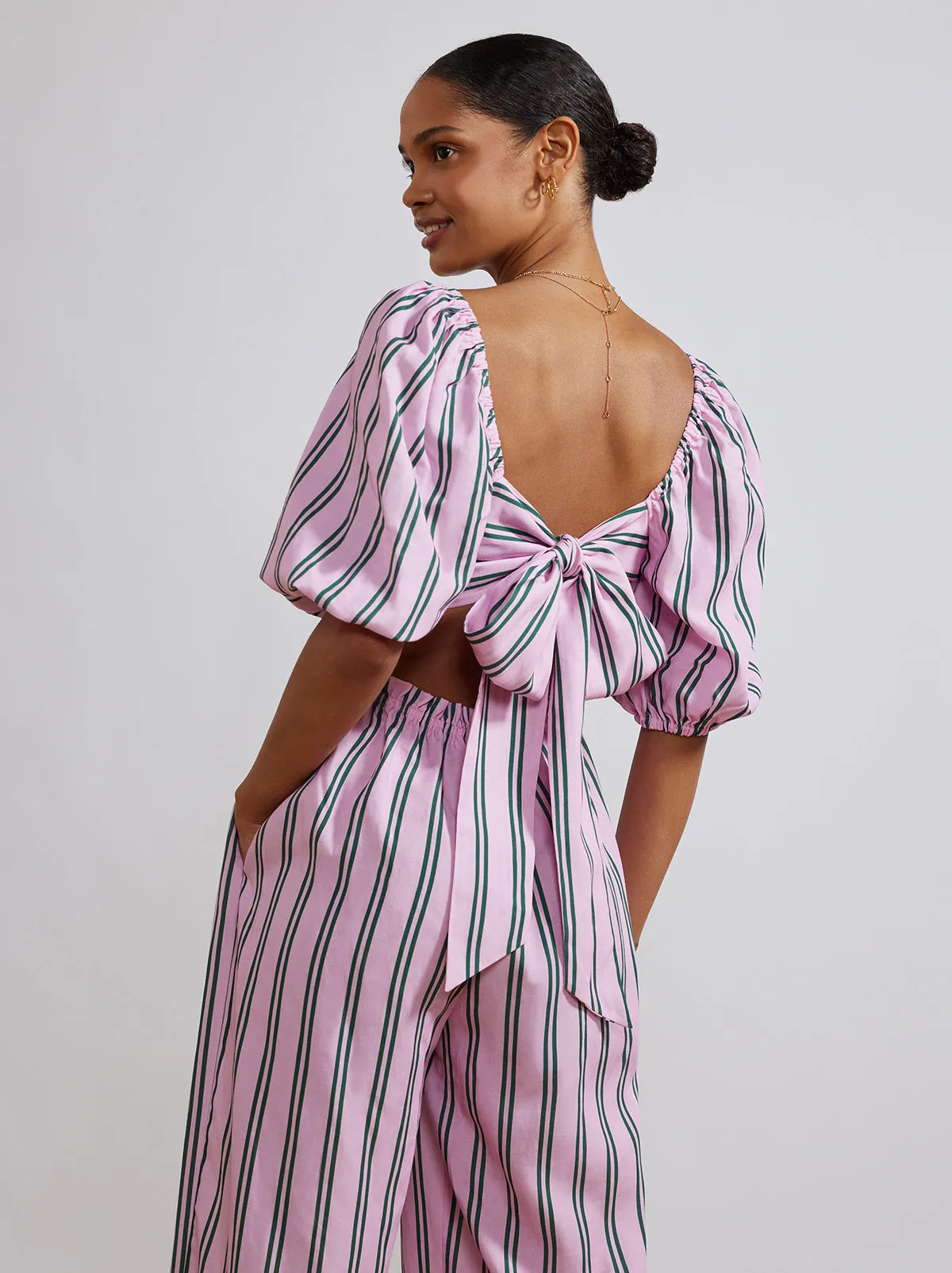 Lydia Palm Springs Stripe Jumpsuit