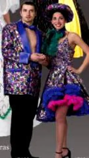 Mardi Gras Coat Costume (Left)