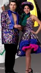 Mardi Gras Coat Costume (Left)