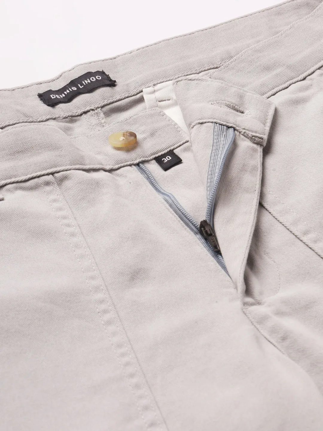 Men's Light Grey Chino Smart Casual Look For Season Essential
