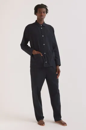 Men’s Pocket Pyjama Set Brushed Cotton Navy