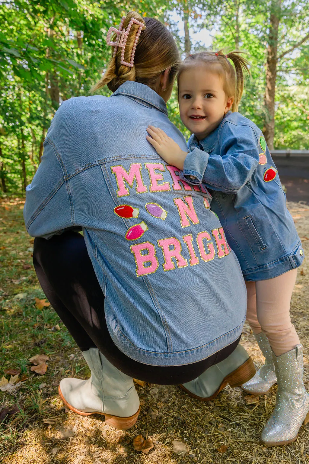MERRY N BRIGHT DENIM JACKET