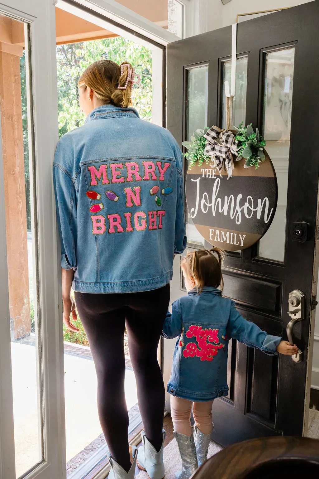 MERRY N BRIGHT DENIM JACKET