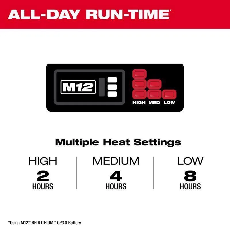 Milwaukee M12 S Long Sleeve Men's Hooded Heated Jacket Kit Gray