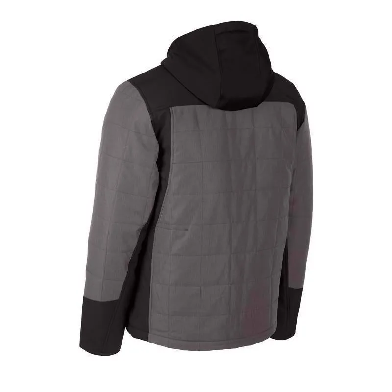 Milwaukee M12 XXXL Long Sleeve Men's Hooded Heated Jacket Kit Gray