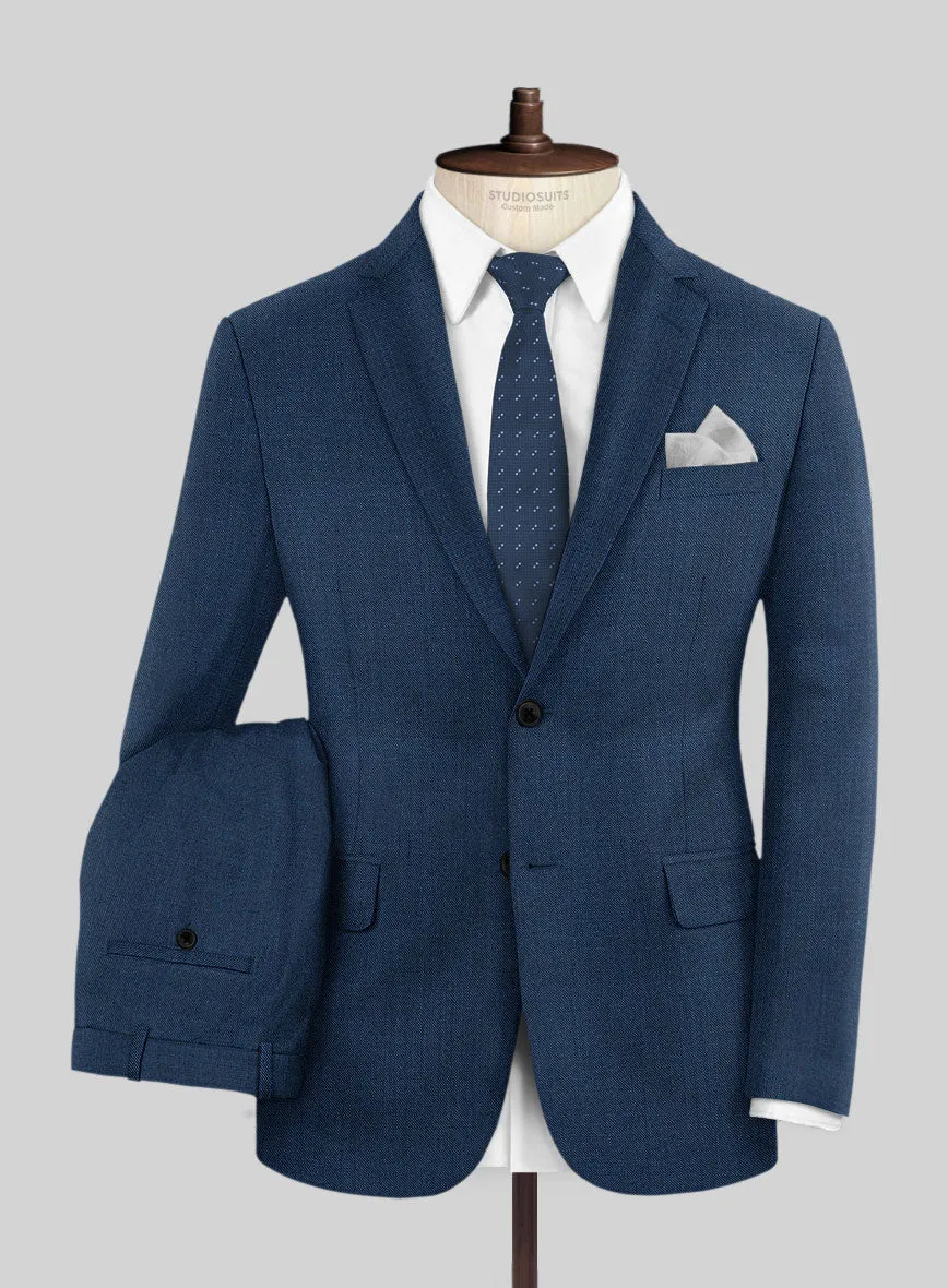 Napolean Spring Royal Blue Wool Suit