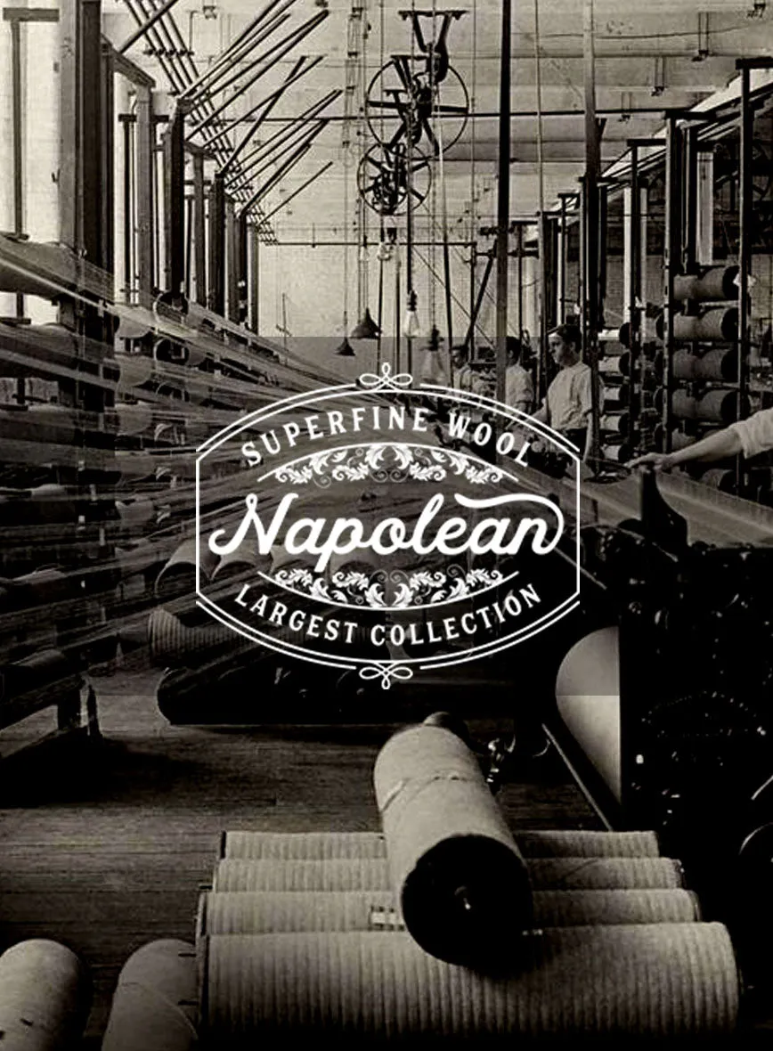 Napolean Spring Royal Blue Wool Suit