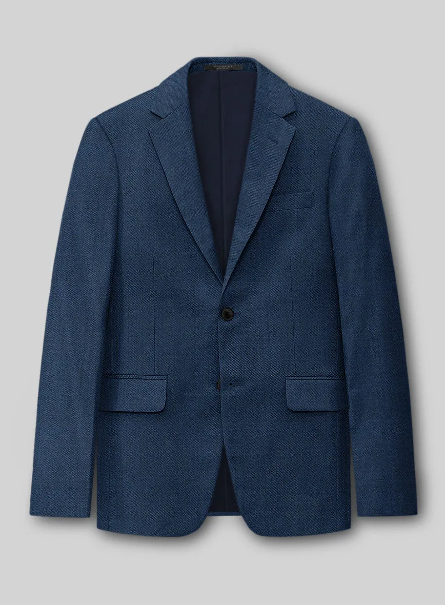 Napolean Spring Royal Blue Wool Suit