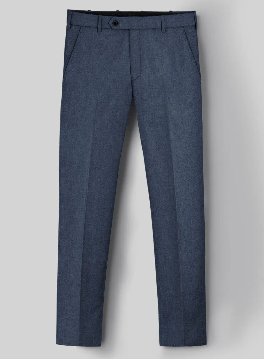 Napolean Stretch Imperial Blue Wool Suit