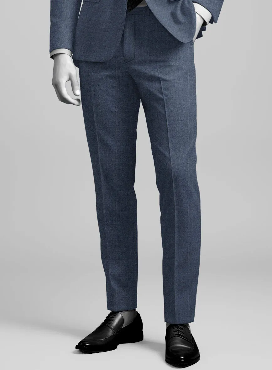 Napolean Stretch Imperial Blue Wool Suit