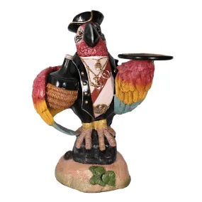 Pirate Parrot Butler Statue
