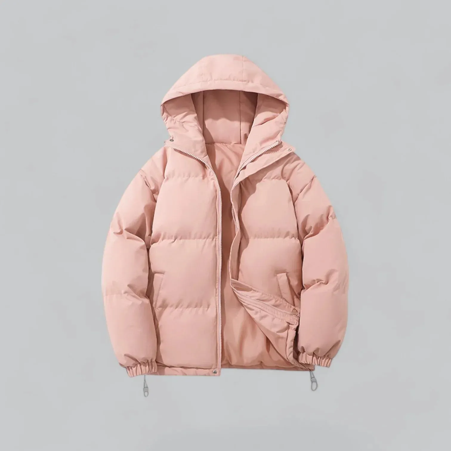 Practical Men's Quilted Coat with Insulated Design