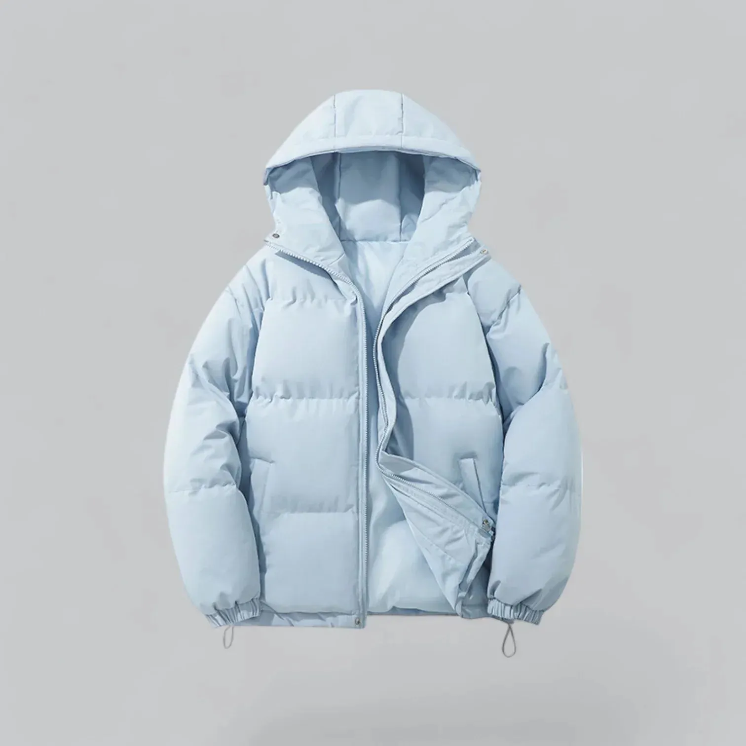 Practical Men's Quilted Coat with Insulated Design