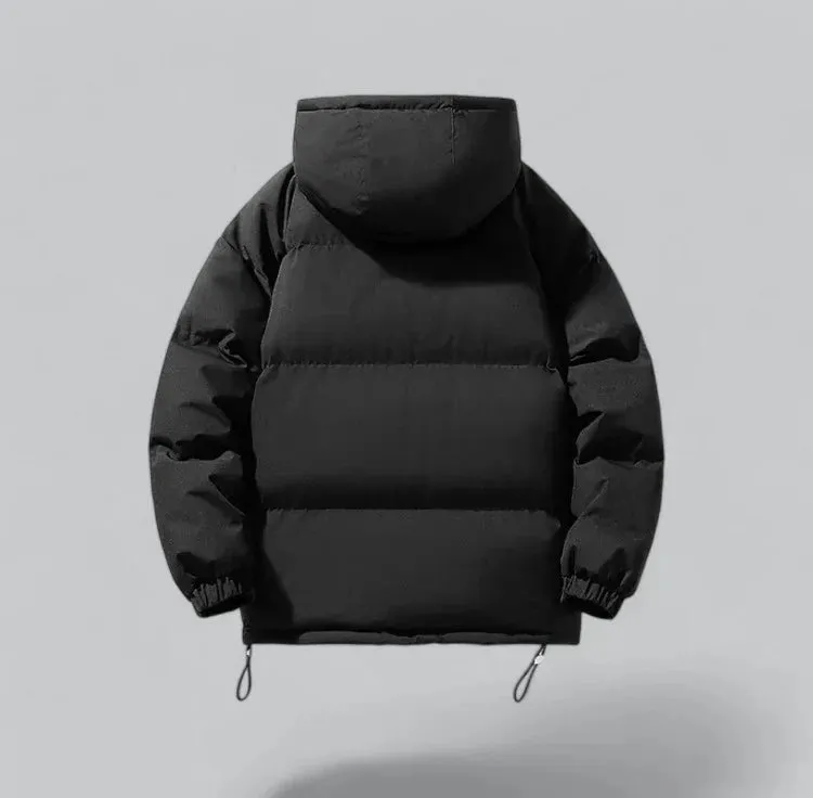 Practical Men's Quilted Coat with Insulated Design