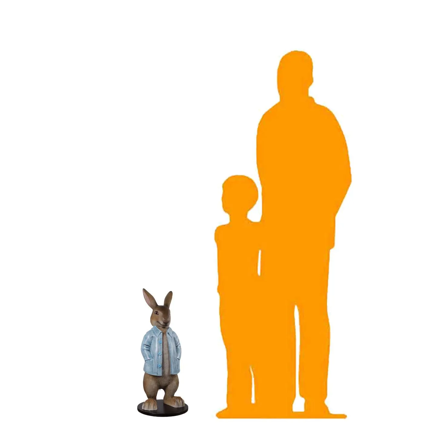 Rob The Bunny Rabbit With Long Jacket Statue