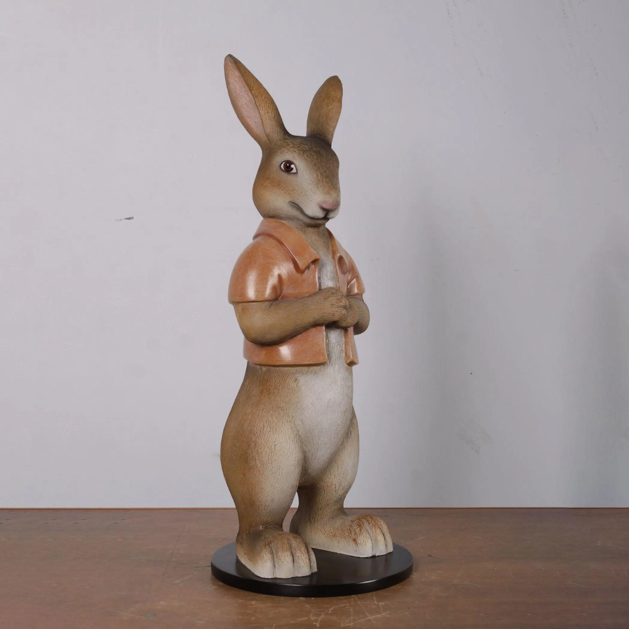 Rob The Bunny Rabbit With Short Jacket Statue