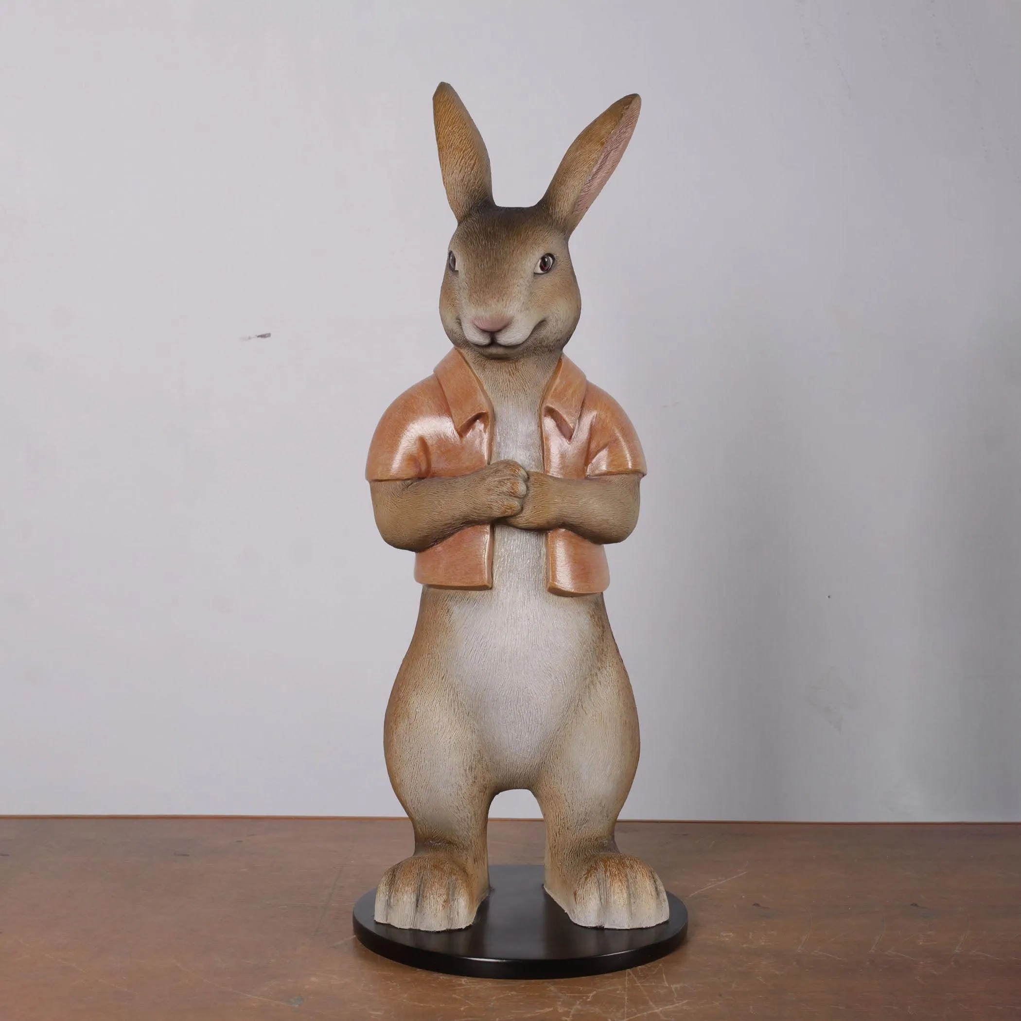 Rob The Bunny Rabbit With Short Jacket Statue