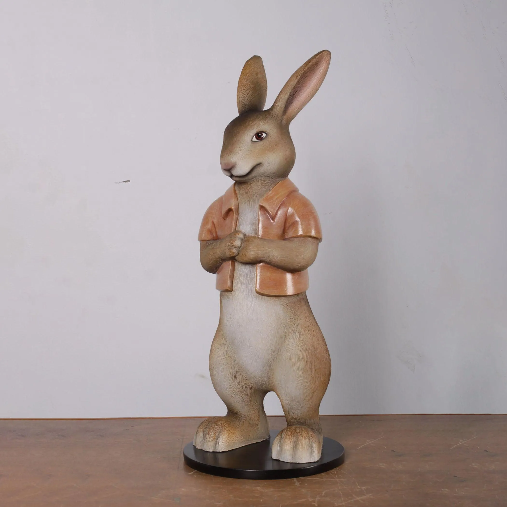 Rob The Bunny Rabbit With Short Jacket Statue