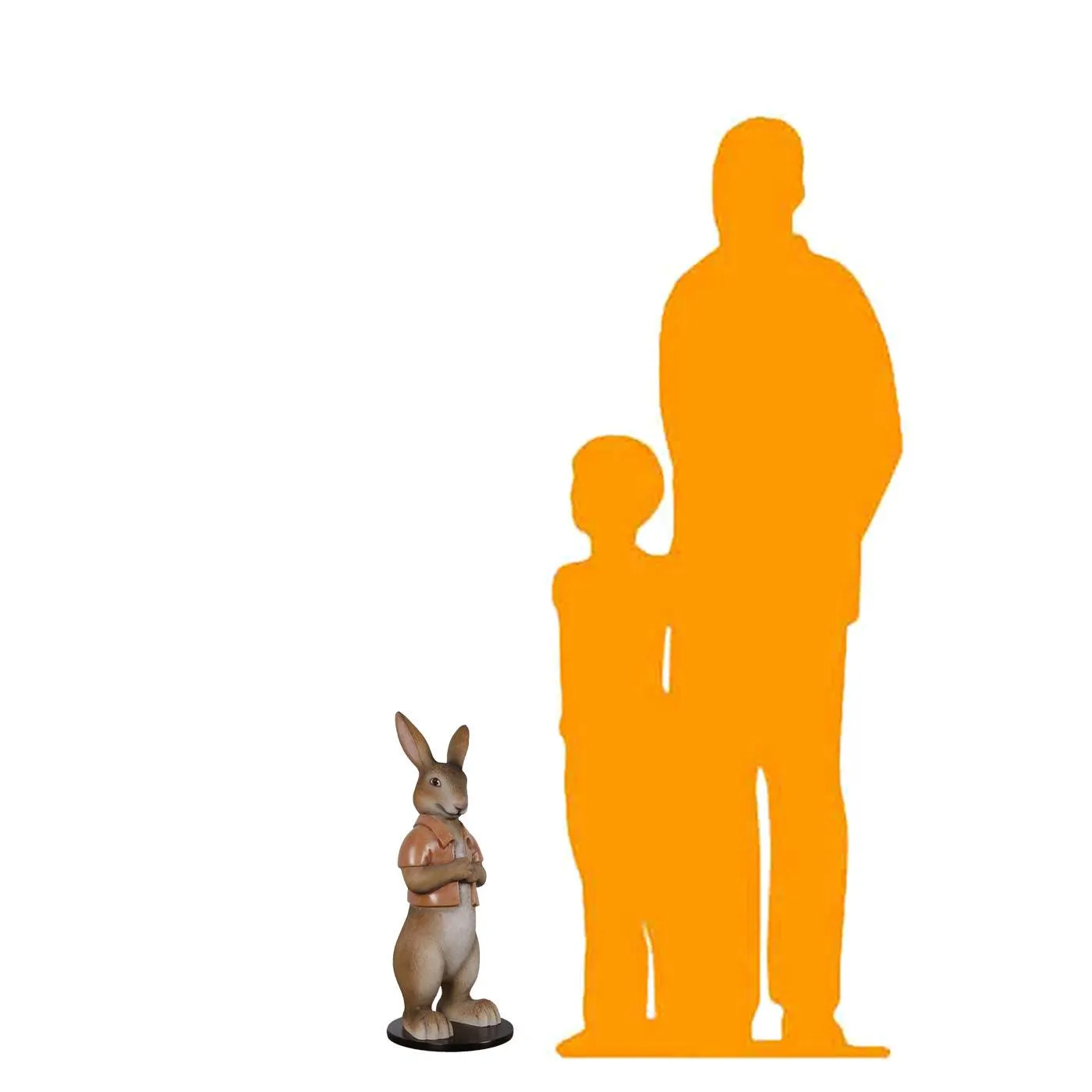 Rob The Bunny Rabbit With Short Jacket Statue