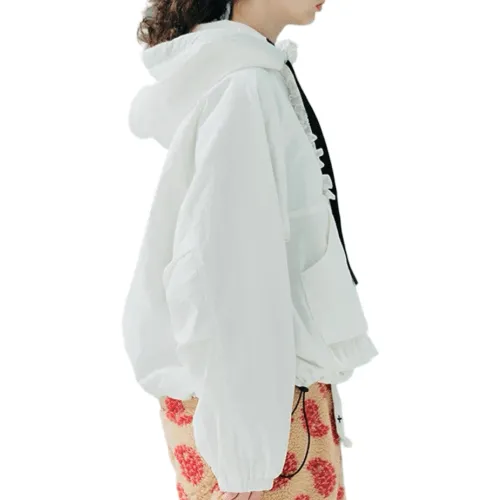 Ruffle Pullover Parka