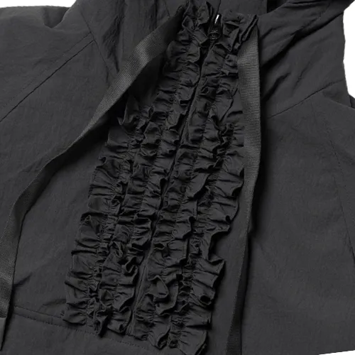 Ruffle Pullover Parka