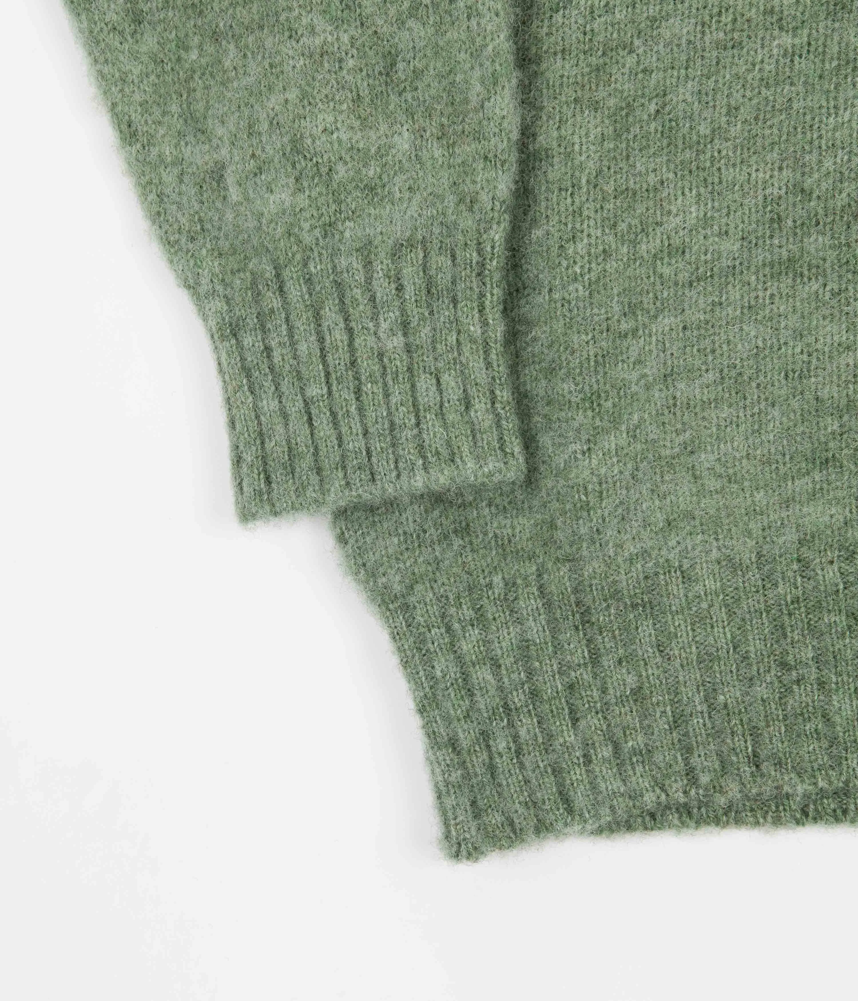 Shetland Woollen Co. Shaggy Crewneck Sweatshirt - Laurel