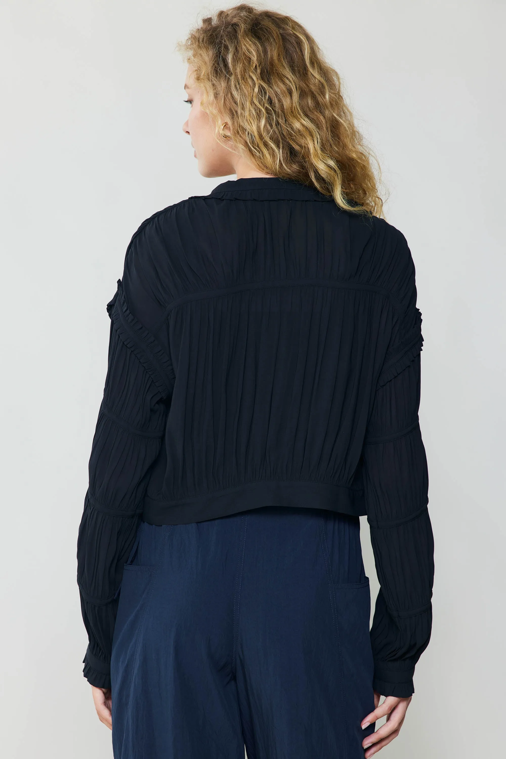 Shirred Sleeve Jacket