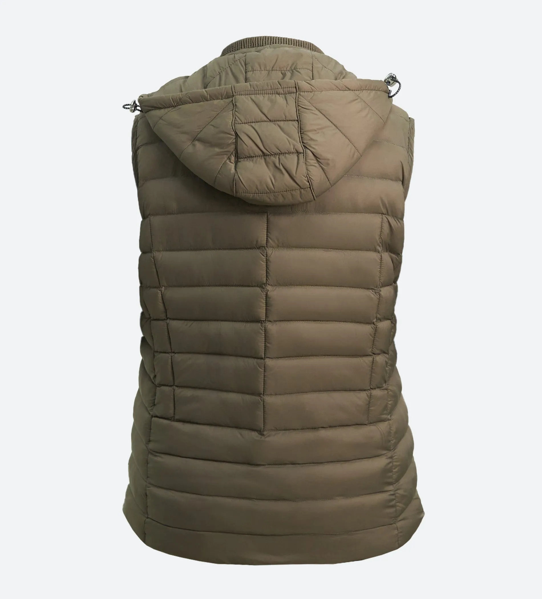 Sleek Sleeveless Mouse Down Puffer