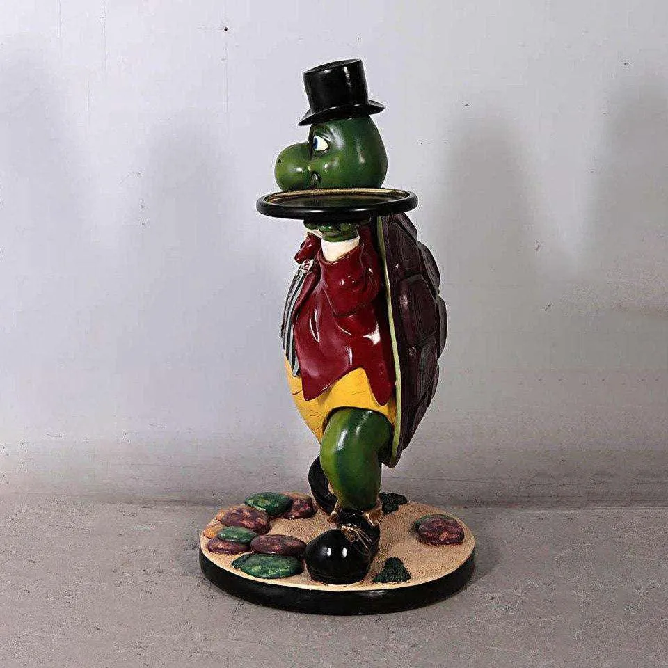Turtle Butler Life Size Statue