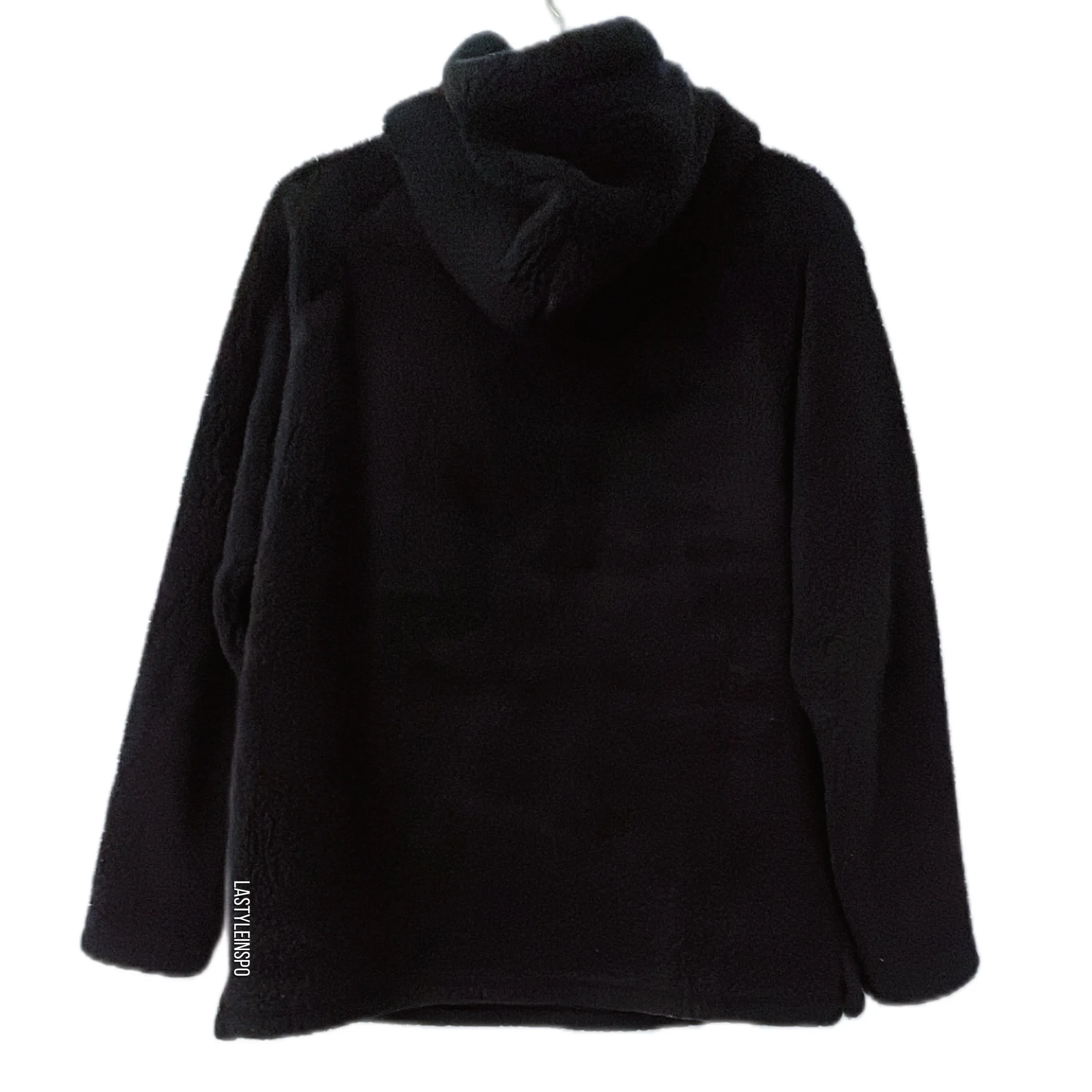 Victorias Secret PINK Teddy Hoodie  Black Size S
